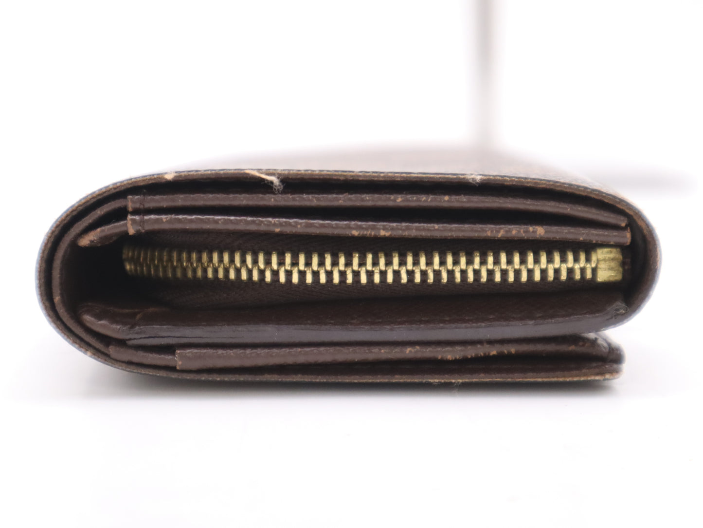 LOUIS VUITTON N61730 Damier Porto Monet Viet Tresol Wallet with Box