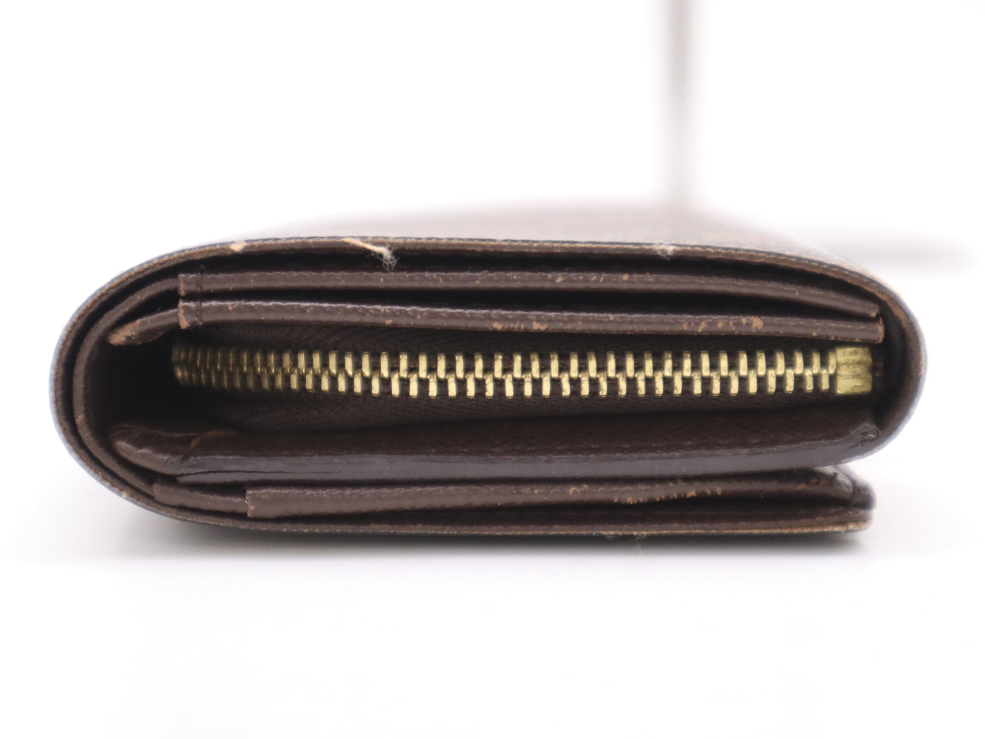 LOUIS VUITTON N61730 Damier Porto Monet Viet Tresol Wallet with Box