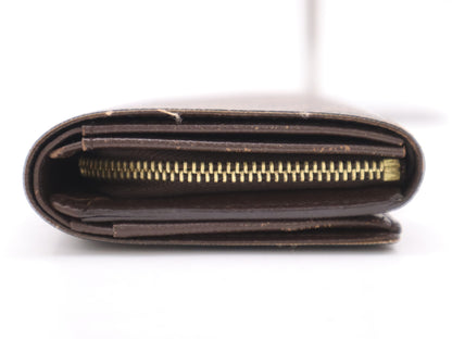 LOUIS VUITTON N61730 Damier Porto Monet Viet Tresol Wallet with Box