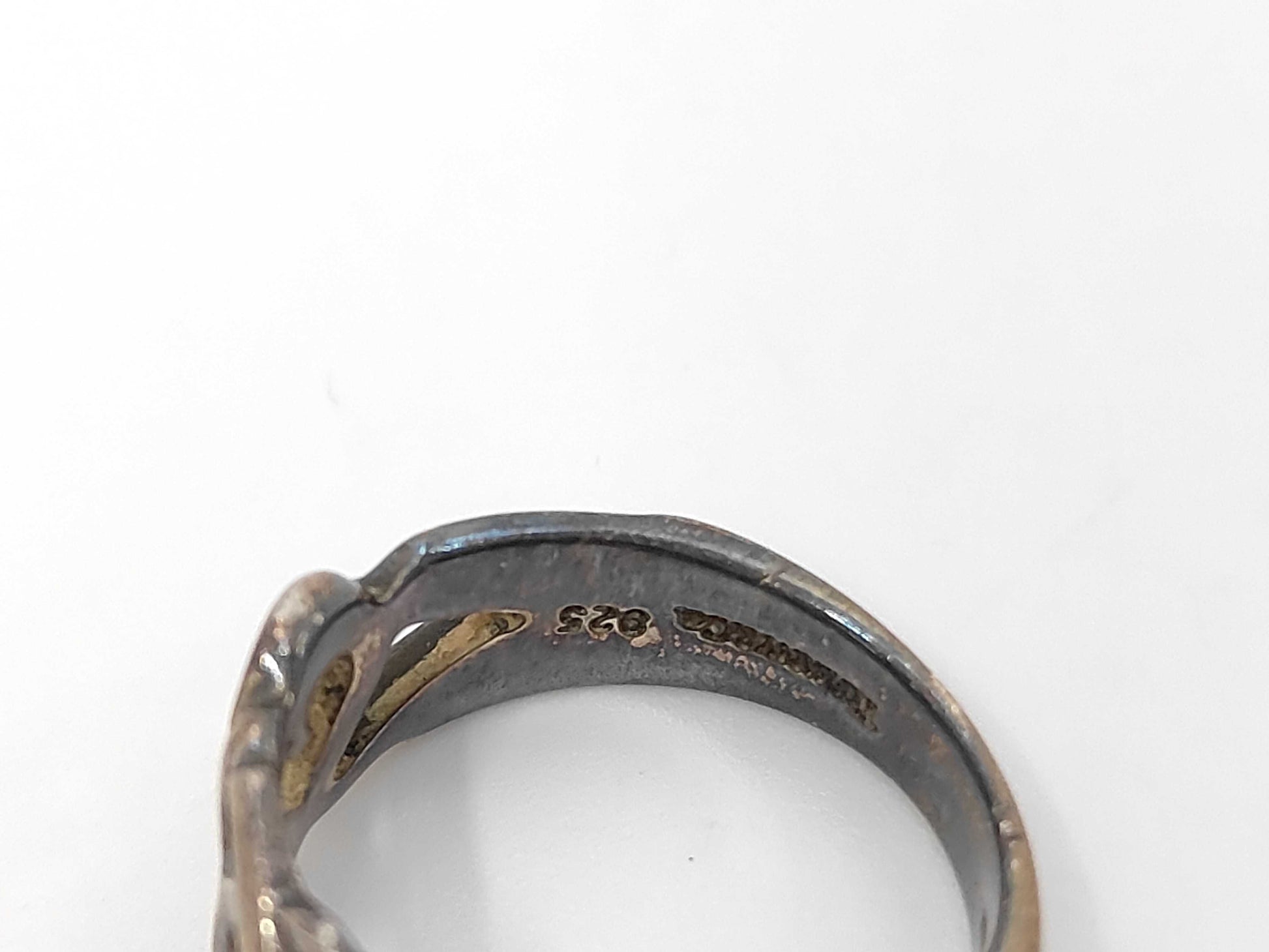 Tiffany & Co. SV925 Paloma Picasso Triple Loving Heart Silver Ring