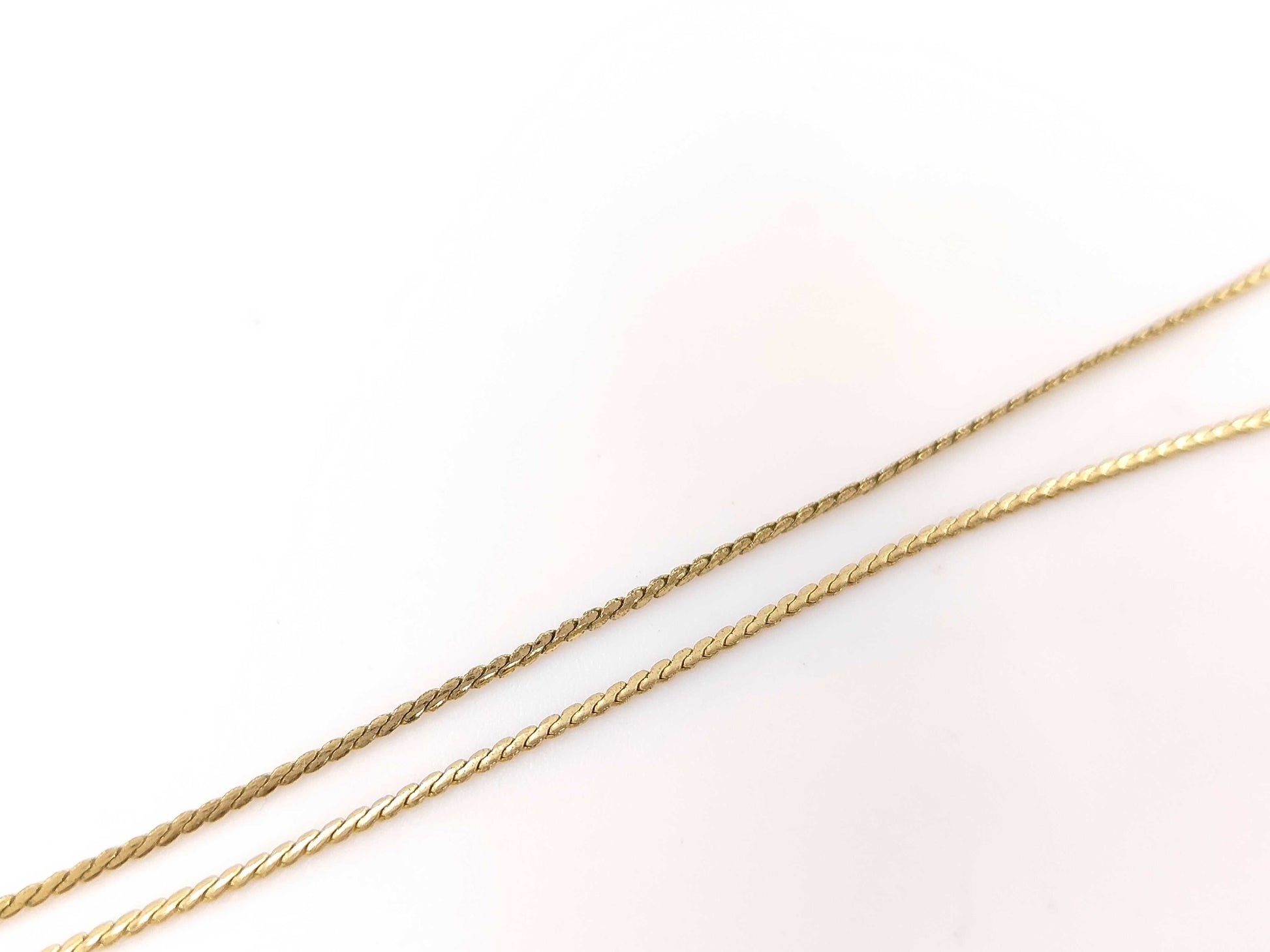 Dior GPCD logo rhinestone gold necklace