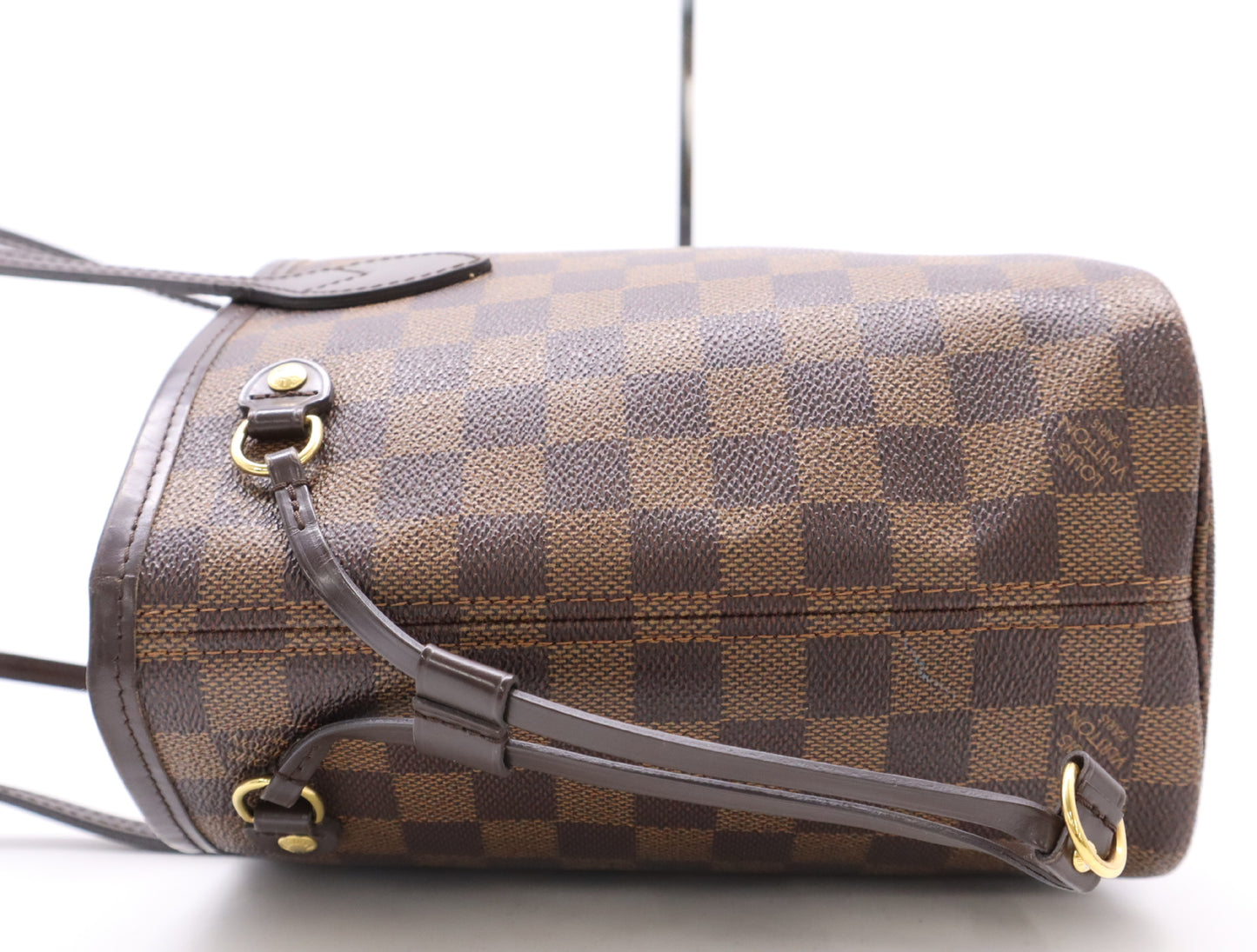 LOUIS VUITTON N41359 Damien Never Full PM Tote Bag with Pouch & Storage Bag