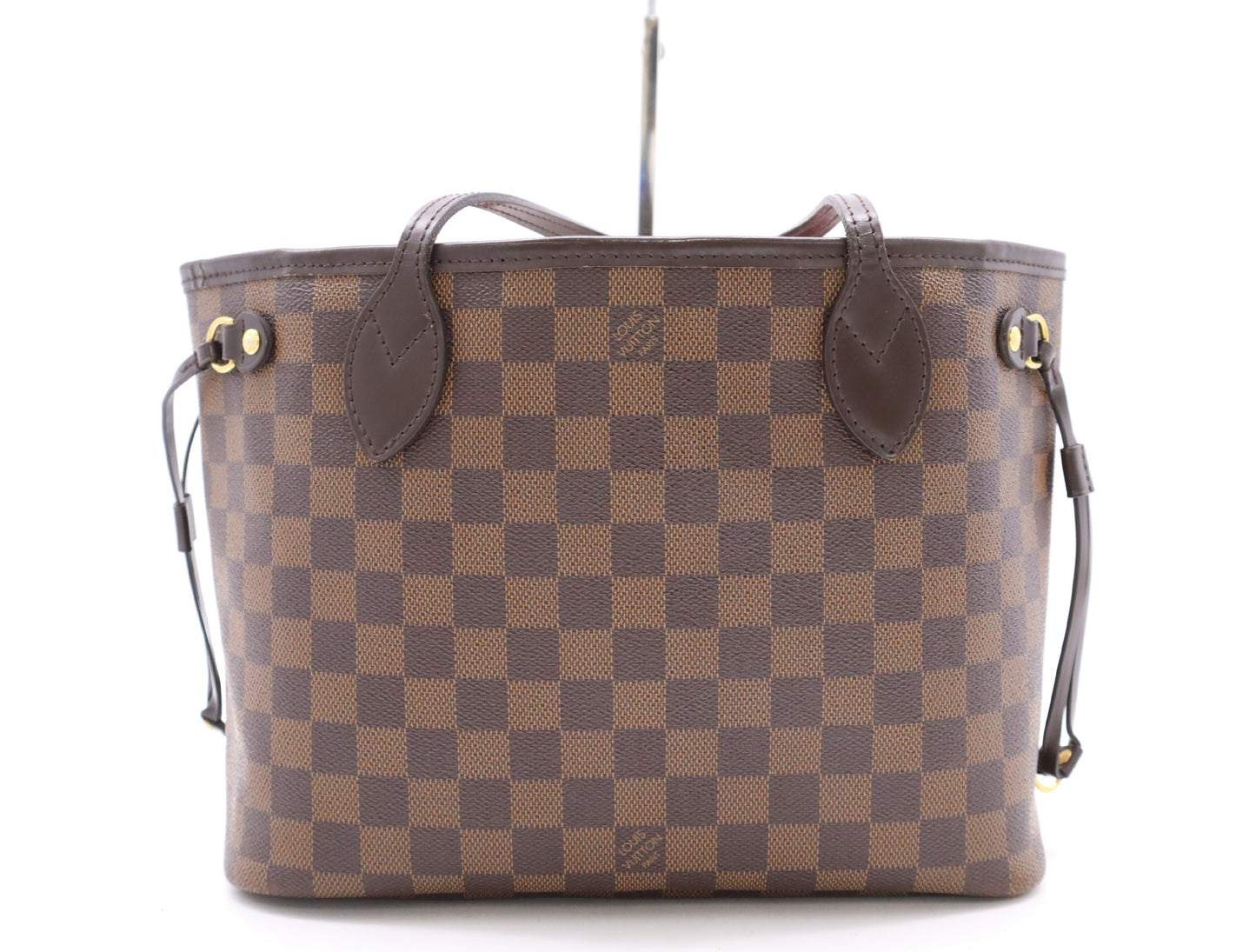 LOUIS VUITTON N41359 Damien Never Full PM Tote Bag with Pouch & Storage Bag