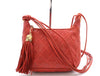 CHANEL Lambskin Matrasse Fringe Cocomark GD Hardware Red Seal 1720828 Shoulder Bag