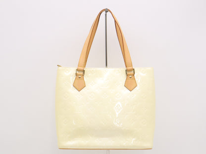 LOUIS VUITTON M91004 Vernis Houston Beige Handbag