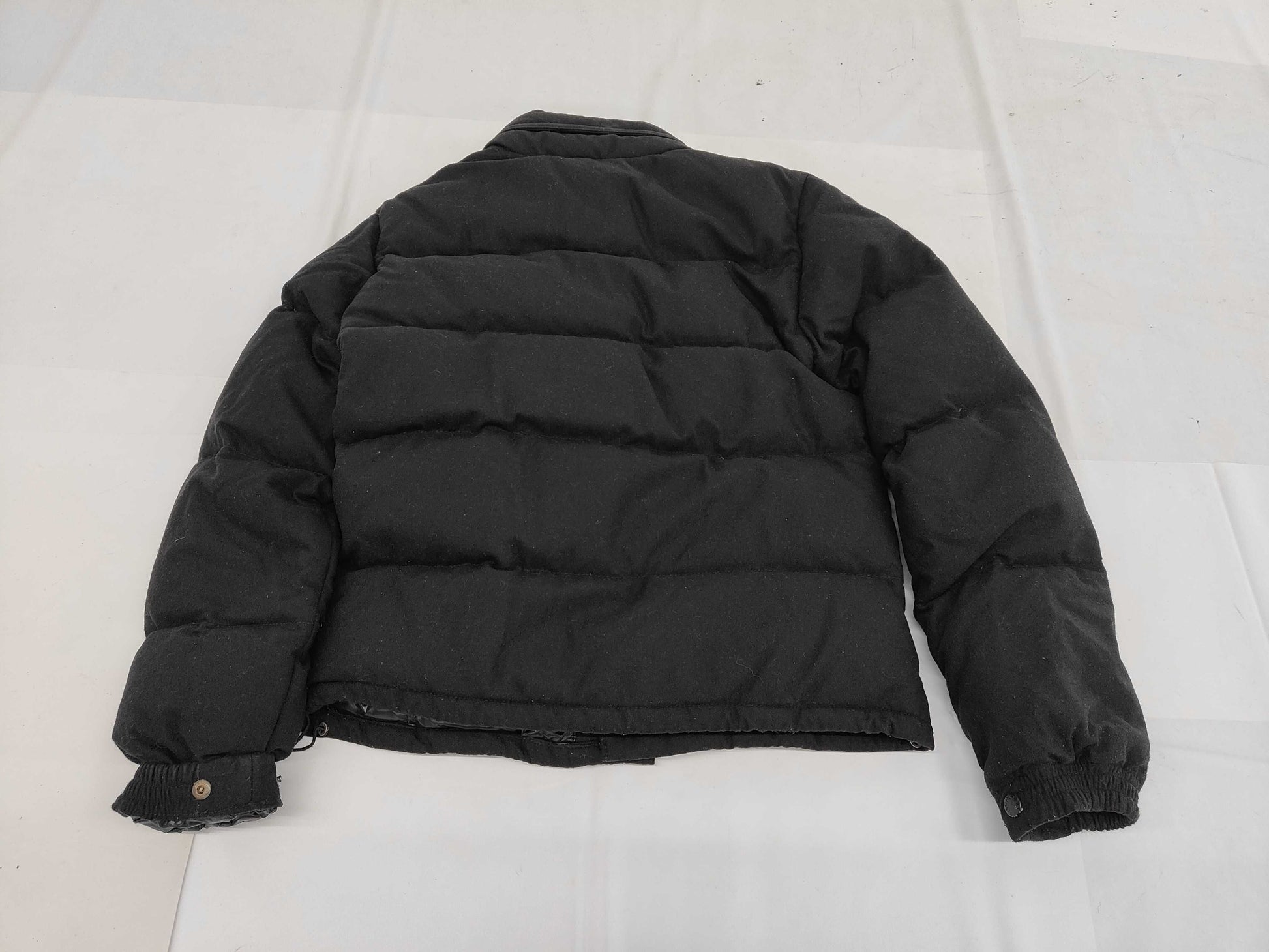 MONCLER 41310/50/54114 Everest Down Jacket, Wool and Nylon, Black, Size: 0, Jacket