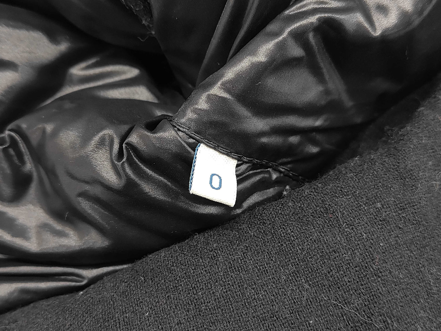 MONCLER 41310/50/54114 Everest Down Jacket, Wool and Nylon, Black, Size: 0, Jacket