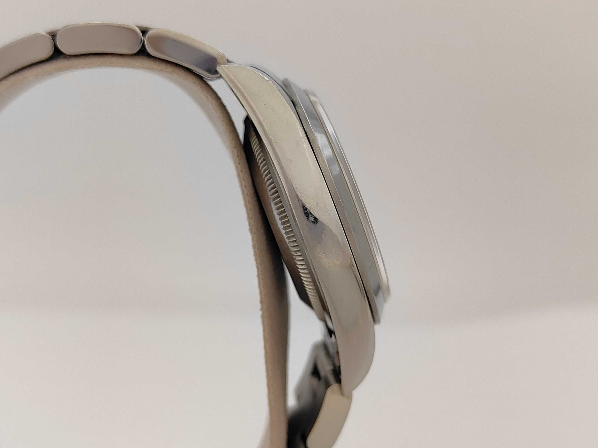 ROLEX 14270 A181793 Black Dial Oyster Bracelet Boys' Watch