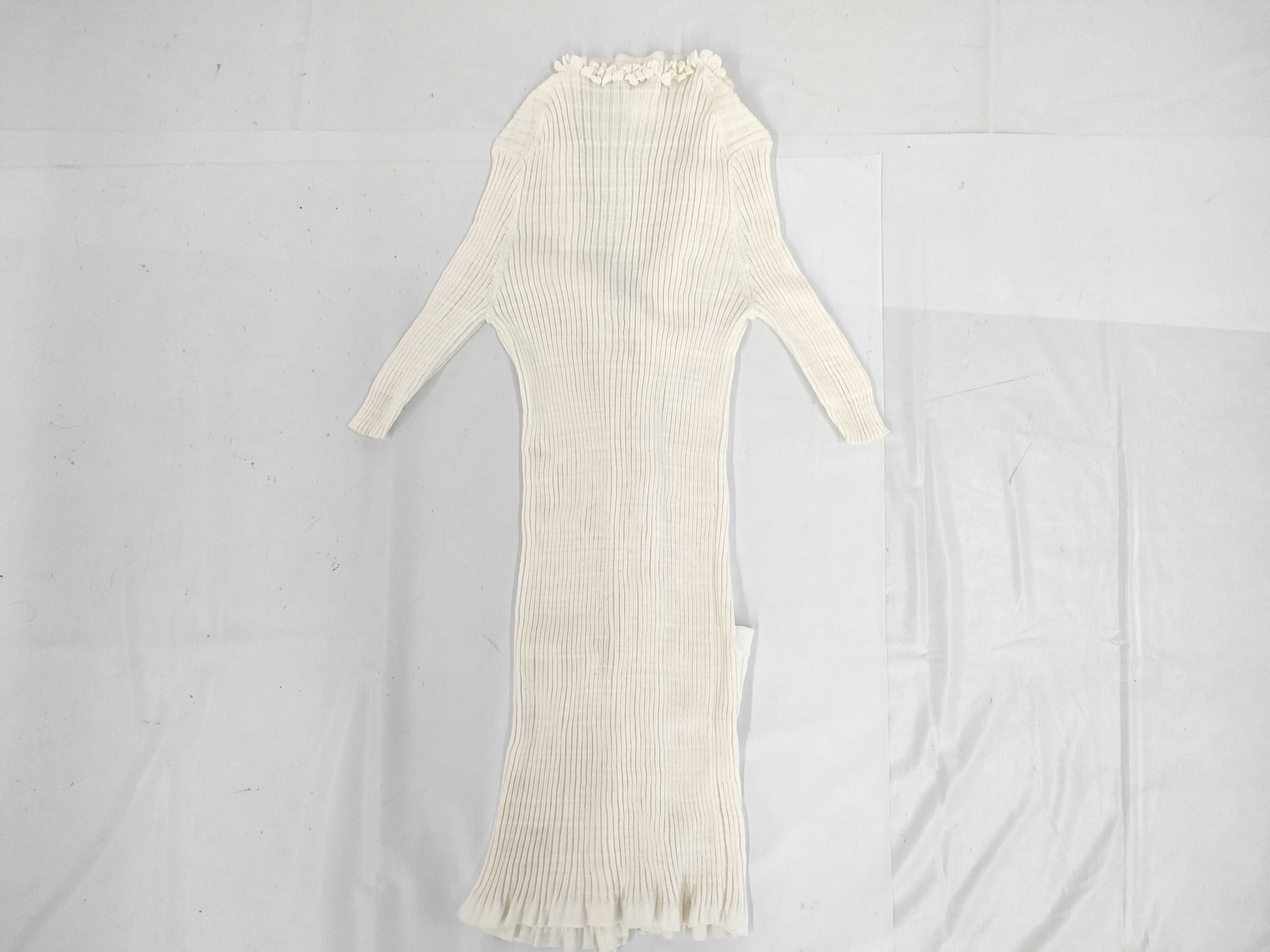 CHANEL 09P Coco Button Long Cardigan Size 42 Dress