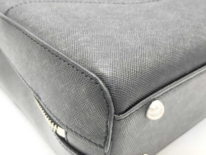 PELLE MORBIDA 2-Way Briefcase, Black, Business Bag