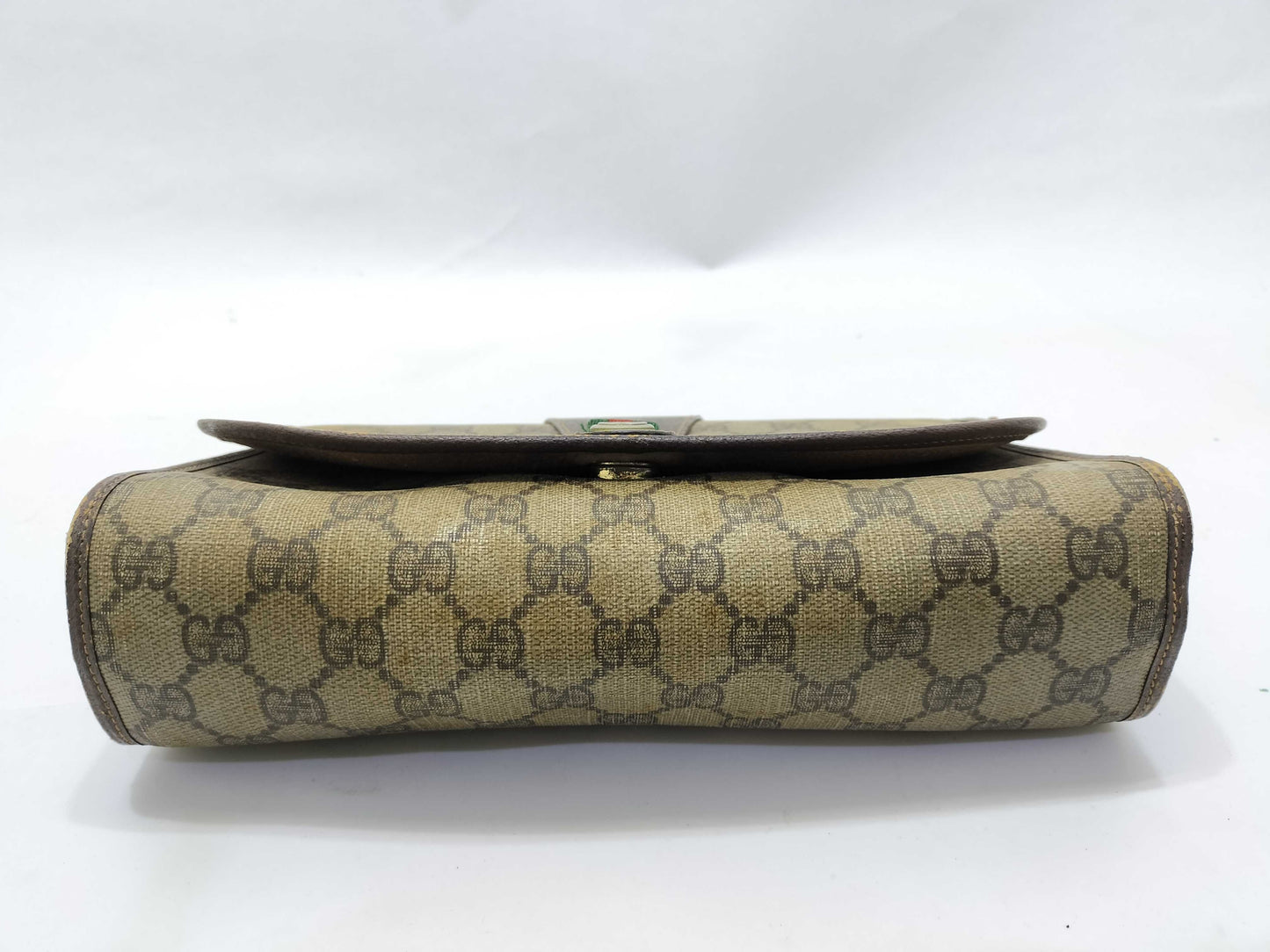 GUCCI GG Supreme GUCCI Clutch Bag GG Supreme PVC Clutch Bag