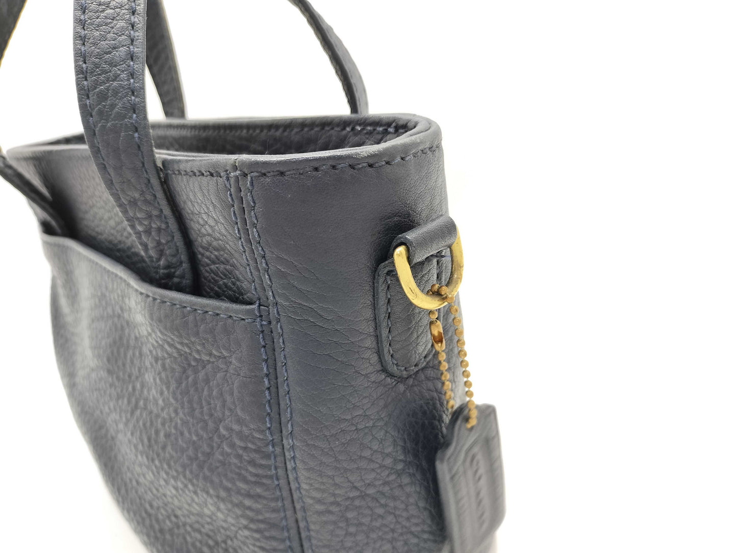 COACH Old Coach 2-way Handbag Navy Excellent Condition Handbag