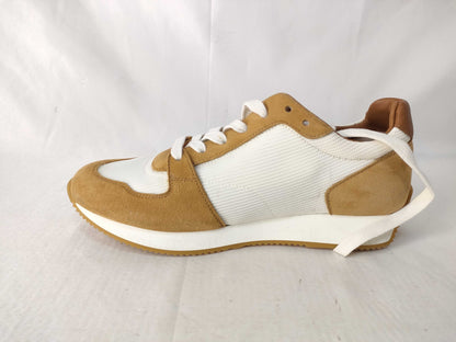 HERMES white-brown sneakers