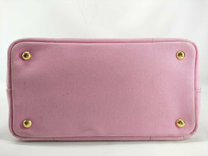 PRADA Canapa 2-way Pink Tote Bag 1BG439 with Warranty