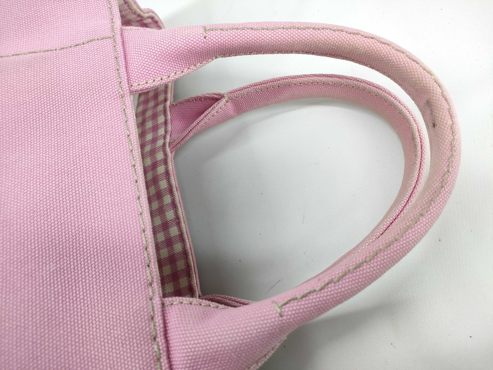 PRADA Canapa 2-way Pink Tote Bag 1BG439 with Warranty