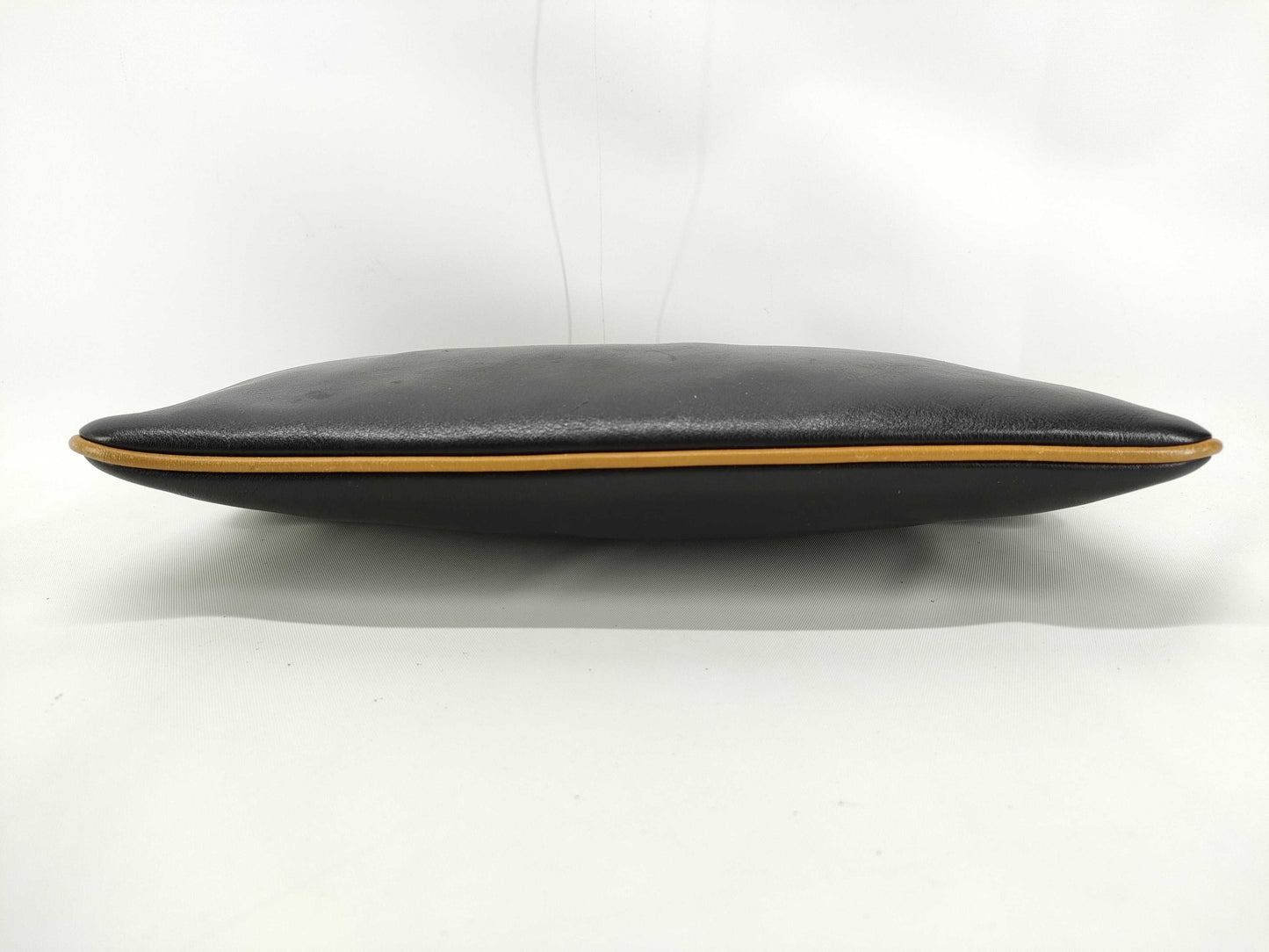 CELINE Black Carriage Hardware Clutch Bag