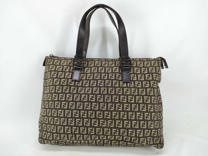 FENDI Zucchino Tote Bag 8BH138 with Zucca Pattern