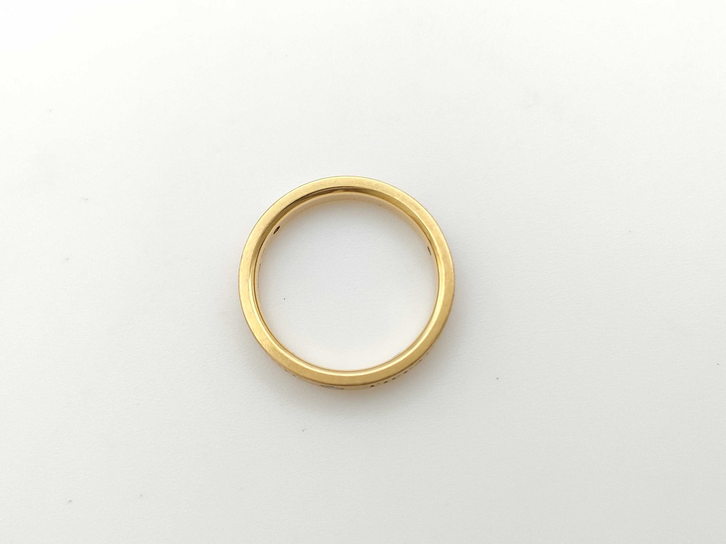 Tiffany & Co. Flat Band 3PD AU750 3.7g Ring 
