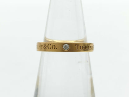 Tiffany & Co. Flat Band 3PD AU750 3.7g Ring 