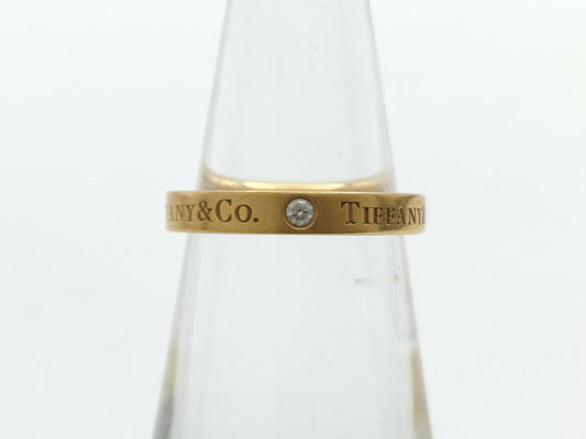 Tiffany & Co. Flat Band 3PD AU750 3.7g Ring 