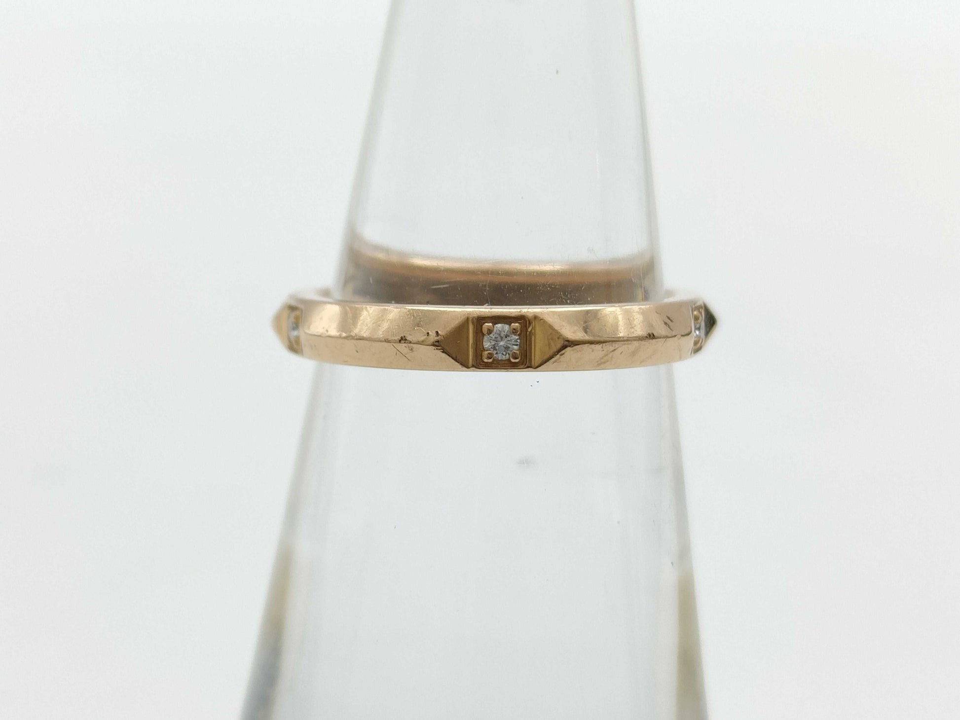 Tiffany & Co. TrueBand 5PD Au750 3.3g Ring 