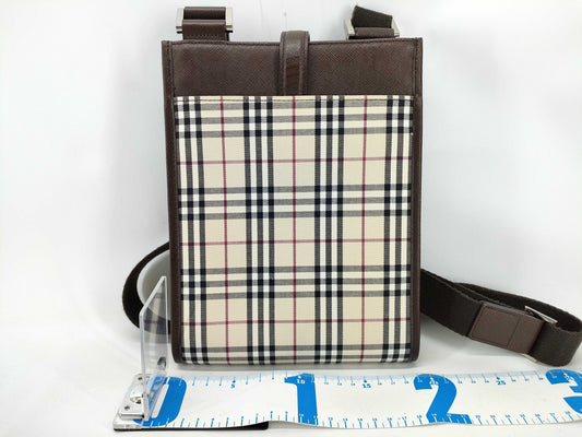 BURBERRY Nova Check Shoulder Bag