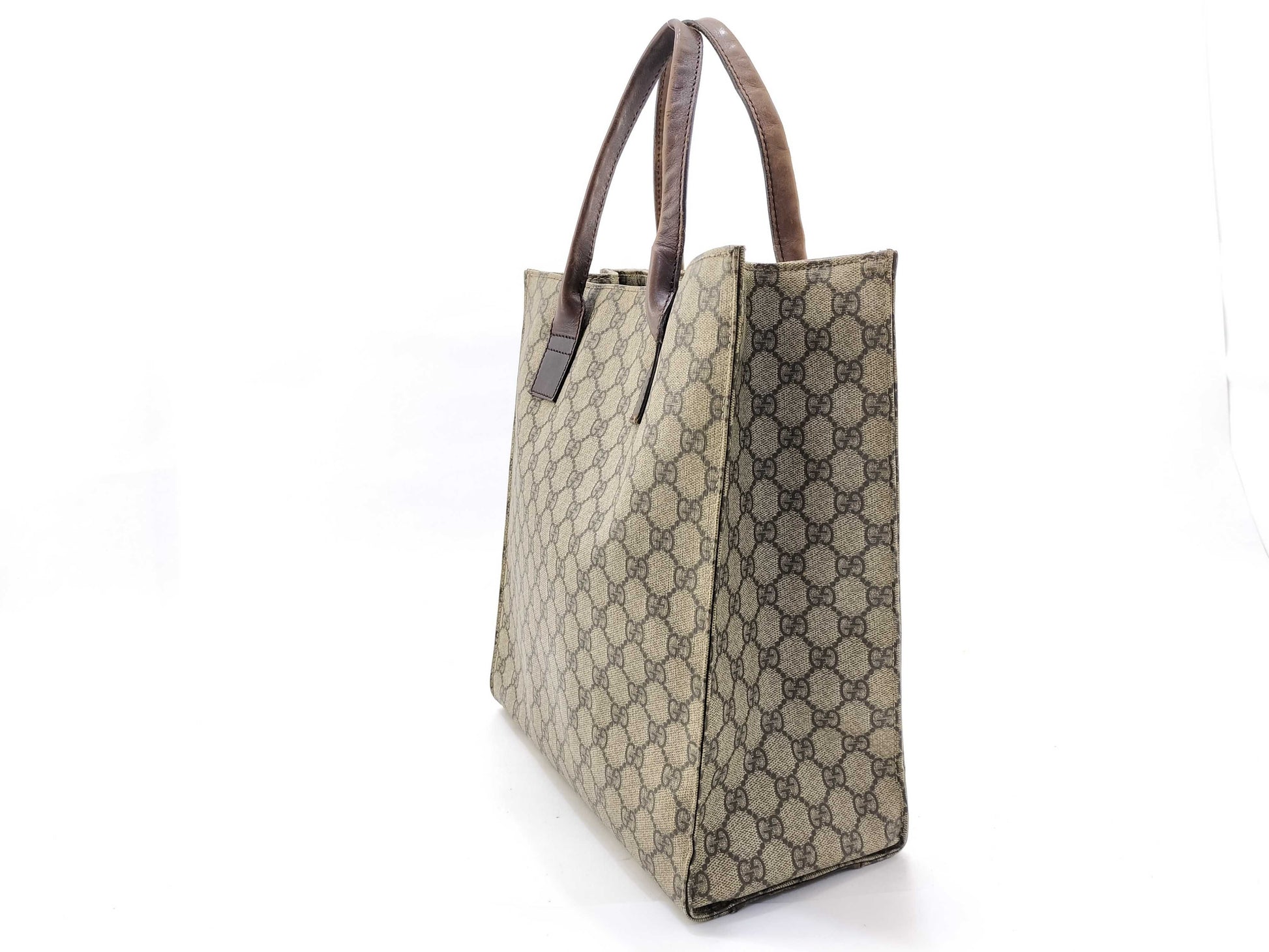 GUCCI GG Supreme Gucci GG Supreme Tote 91249 Tote Bag