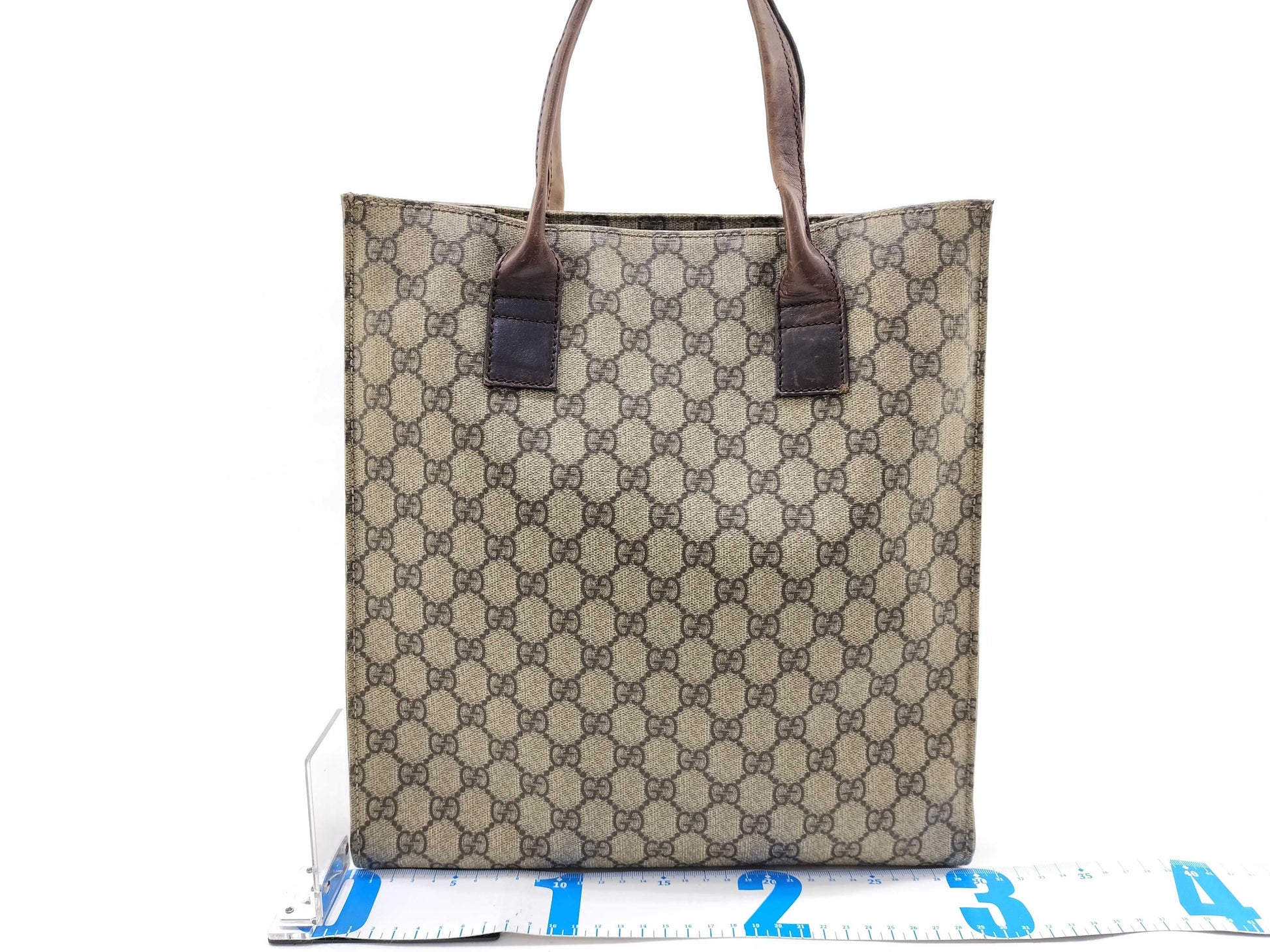 GUCCI GG Supreme Gucci GG Supreme Tote 91249 Tote Bag