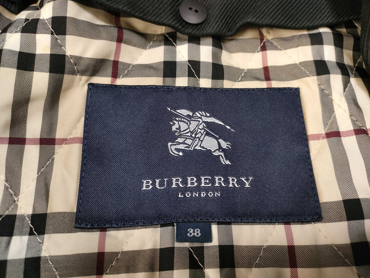 BURBERRY BURBERRY LONDON Burberry London Jacket 38 Liner Nova Check Jacket