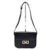CELINE CELINE Carriage Fittings Leather Shoulder Bag Black Shoulder Bag