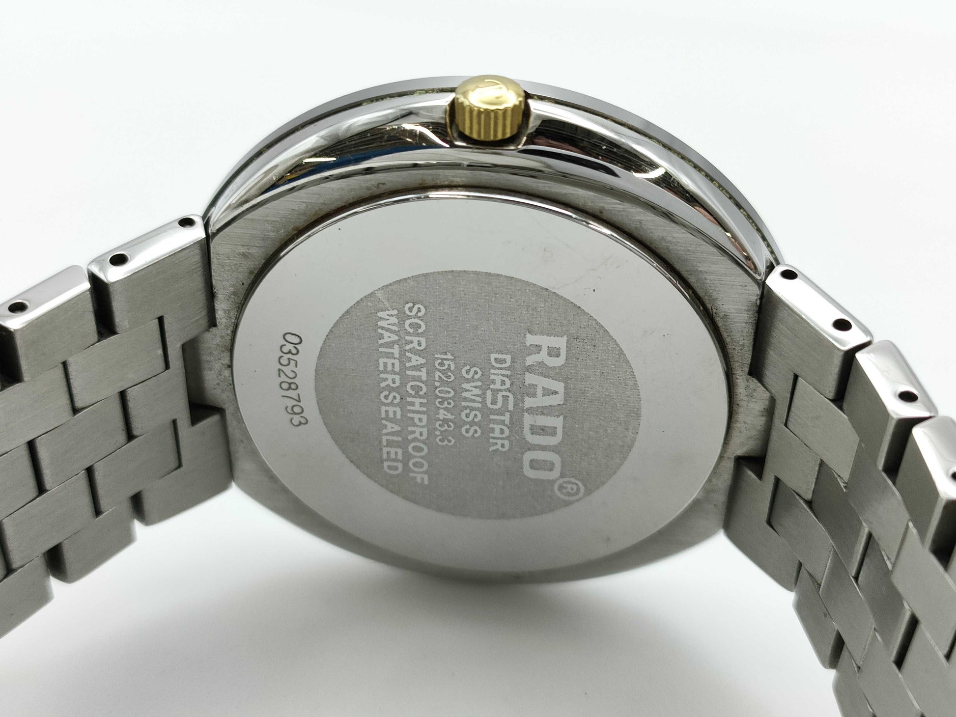 RADO Diaster 152.0343.3 03528793 Navy Blue Dial Quartz Immovable Men's Watch