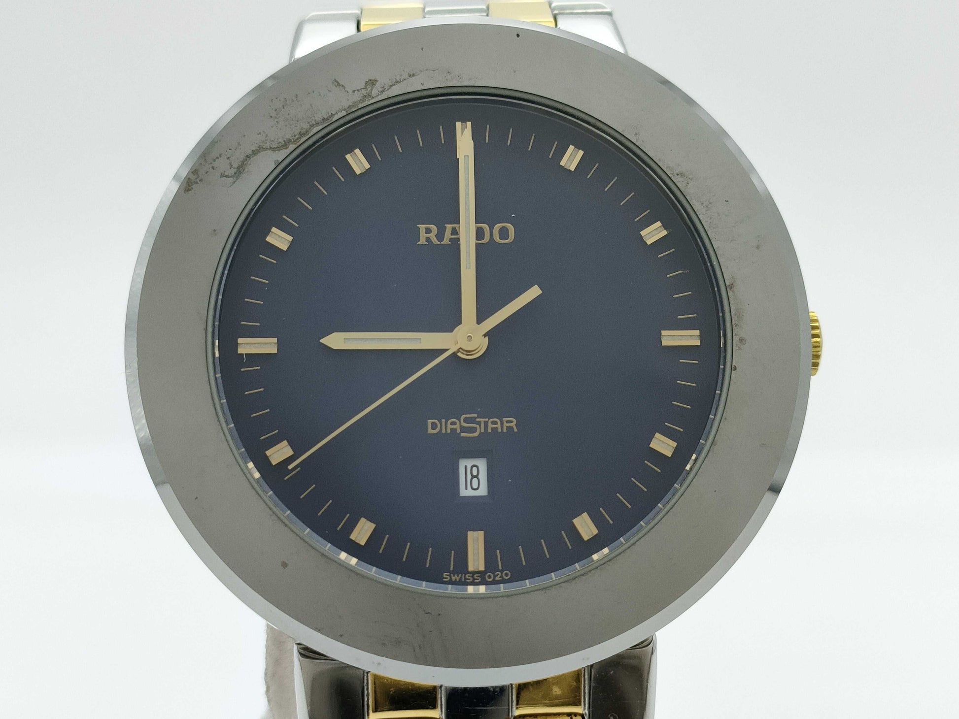 RADO Diaster 152.0343.3 03528793 Navy Blue Dial Quartz Immovable Men's Watch