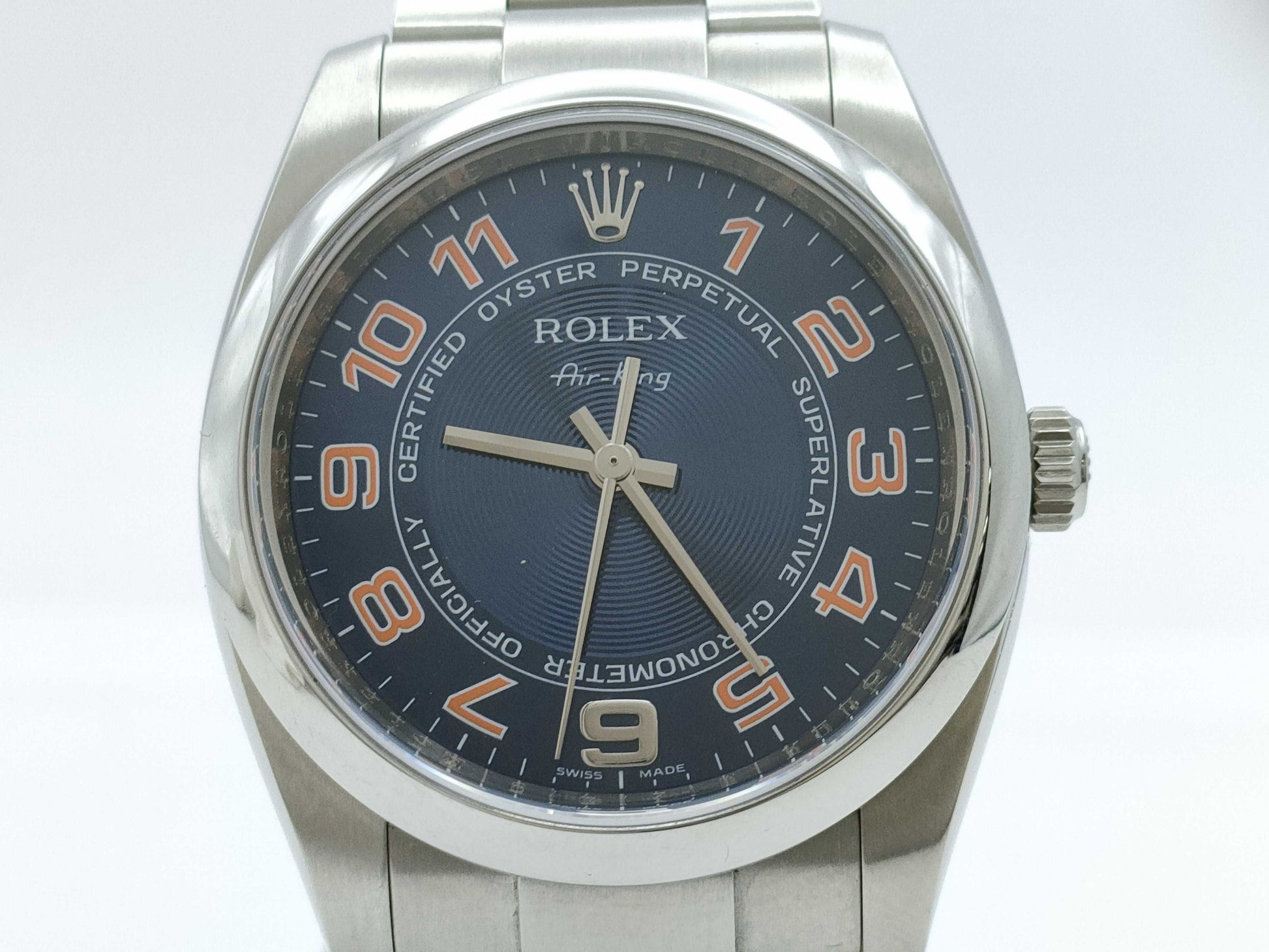 ROLEX 114200 M127478 Blue Concentric Oyster Men's Watch