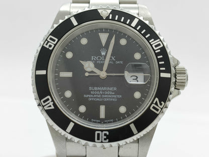 ROLEX 16610 D046840 Black Dial Oyster Men's Watch