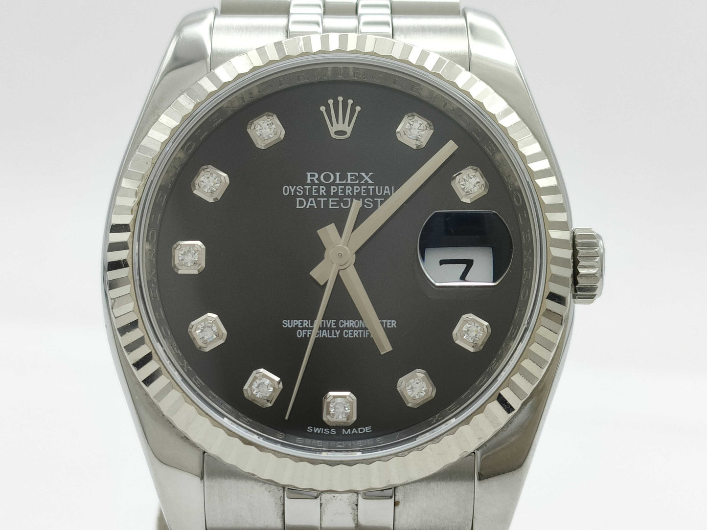 ROLEX 116234G V993088 Black Dial Jubilee Men's Watch