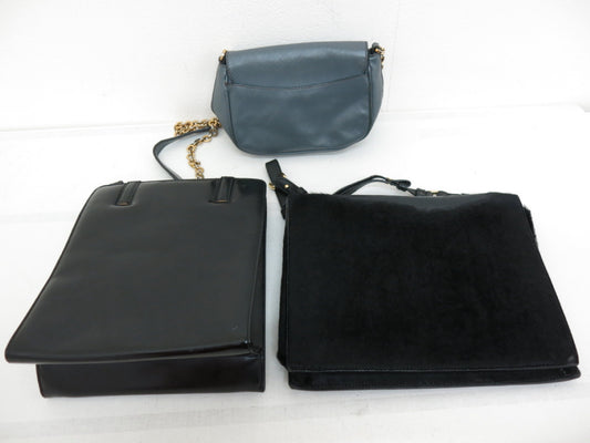 Salvatore Ferragamo 3-piece Gancini calfskin and ponytail shoulder bag, 2-way bag