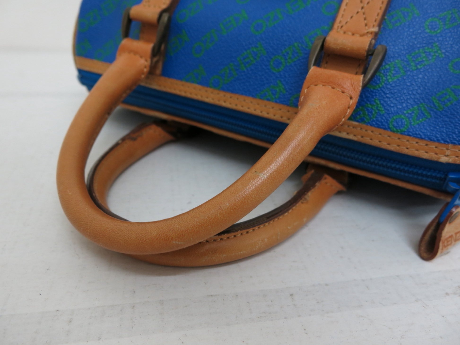 KENZO Calfskin PVC Handbag