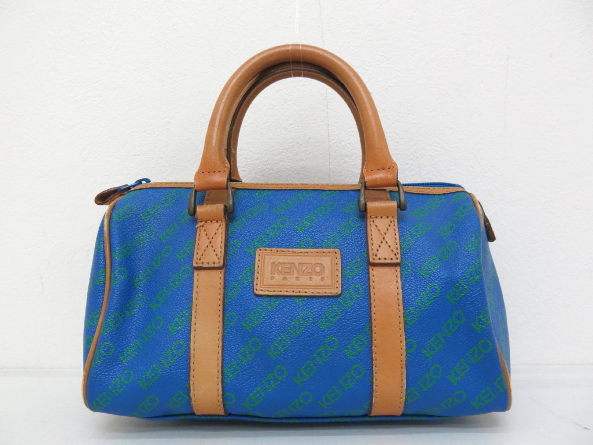 KENZO Calfskin PVC Handbag