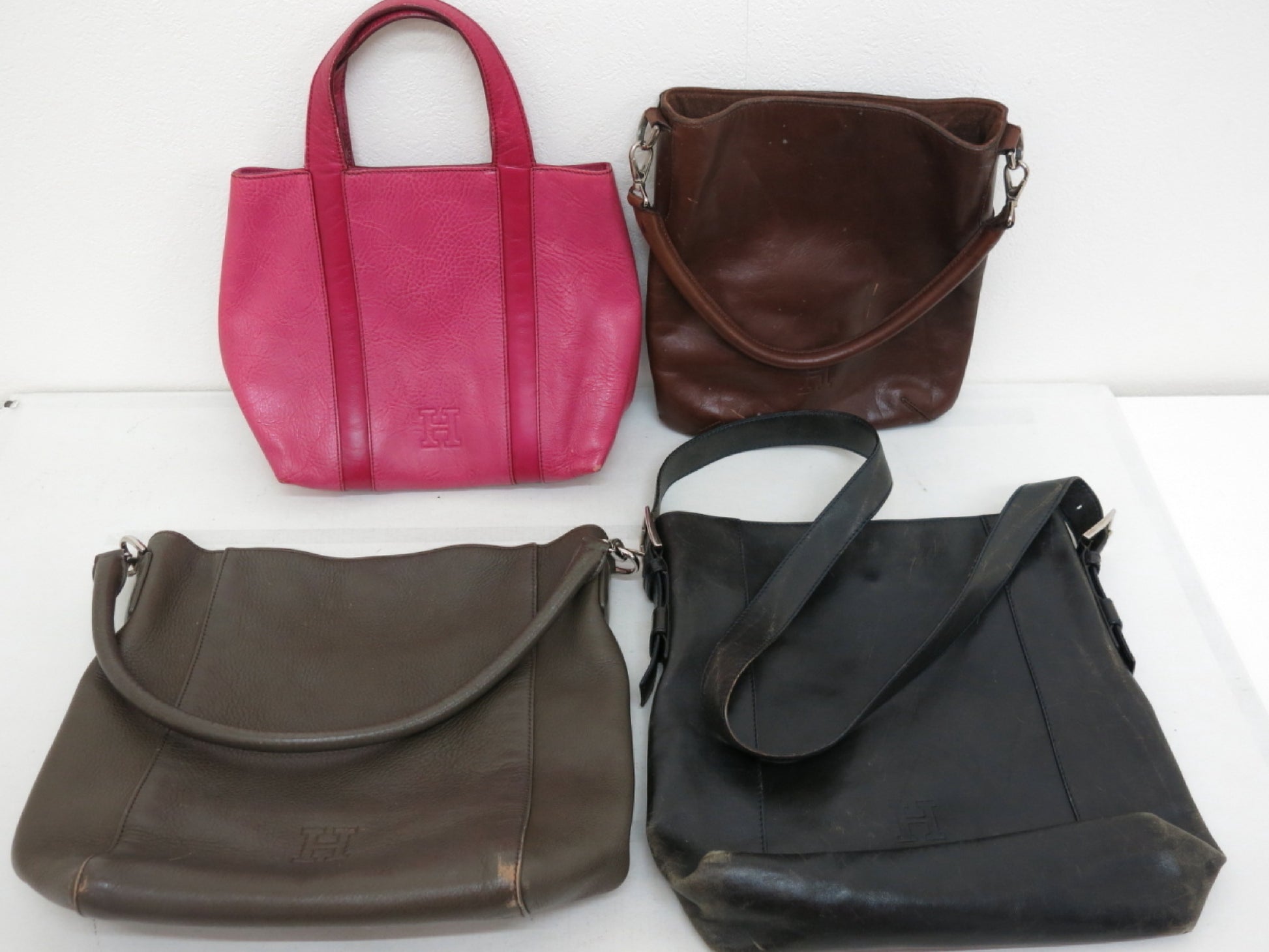 HIROFU 4-Point Calfskin Hand Shoulder Bag