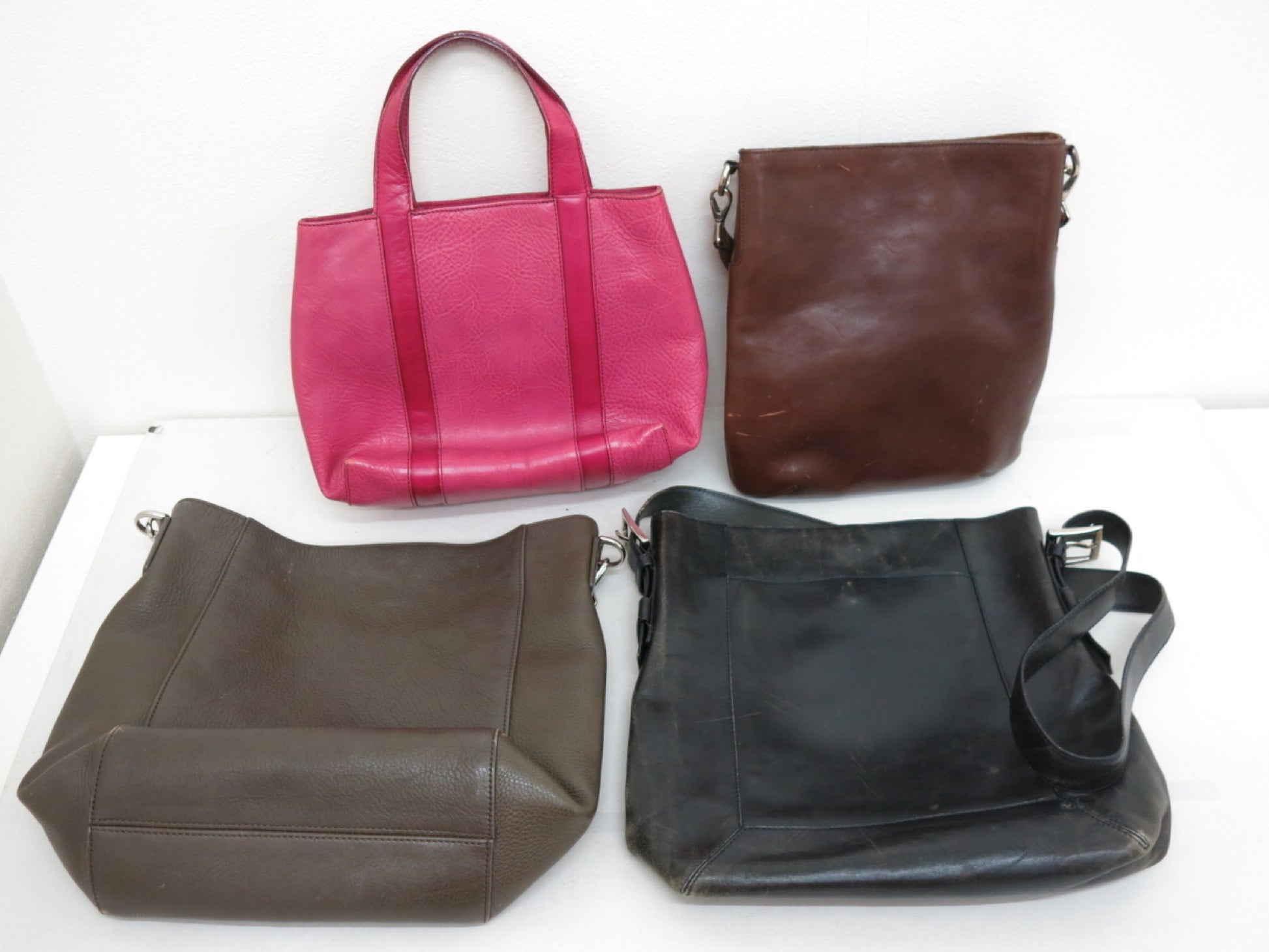 HIROFU 4-Point Calfskin Hand Shoulder Bag