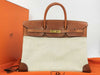 HERMES Birkin 40 Natural Ash/Valenia GP Hardware Handbag