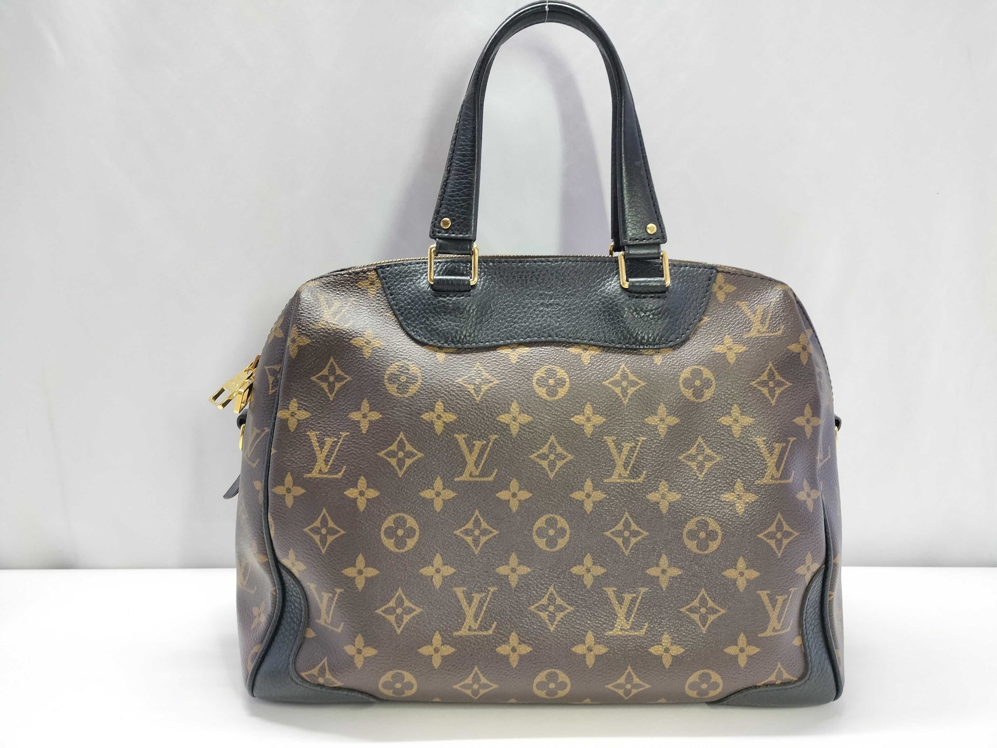 LOUIS VUITTON Monogram LV Retiro Noir Handbag