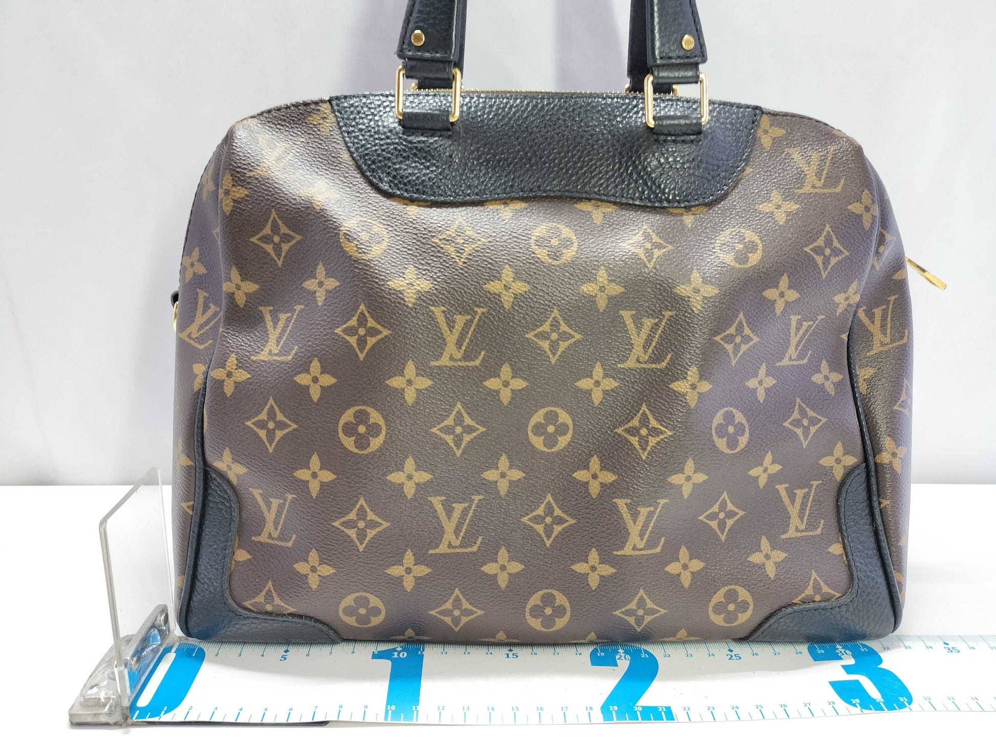 LOUIS VUITTON Monogram LV Retiro Noir Handbag