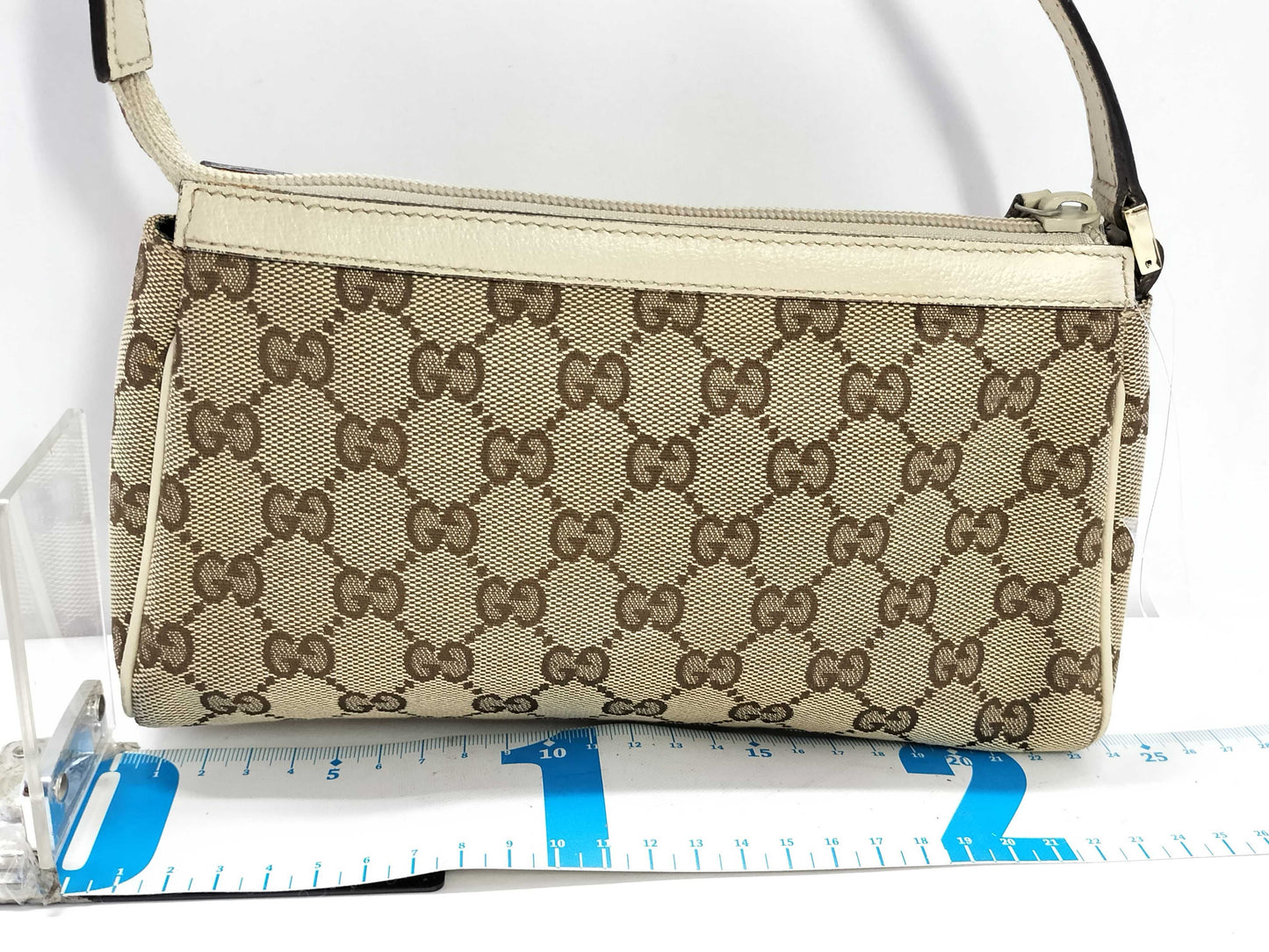 GUCCI GG Canvas Gucci Shoulder GG Campus Brown Handbag