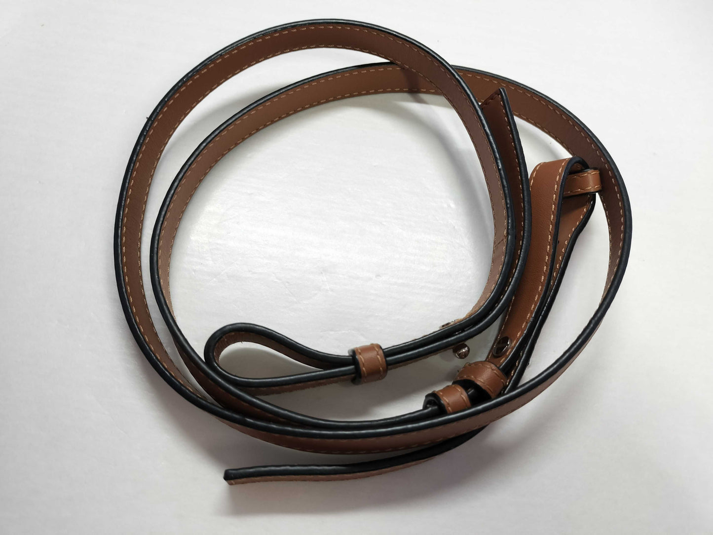 LOEWE Shoulder Calf Yellow/Brown Shoulder Bag