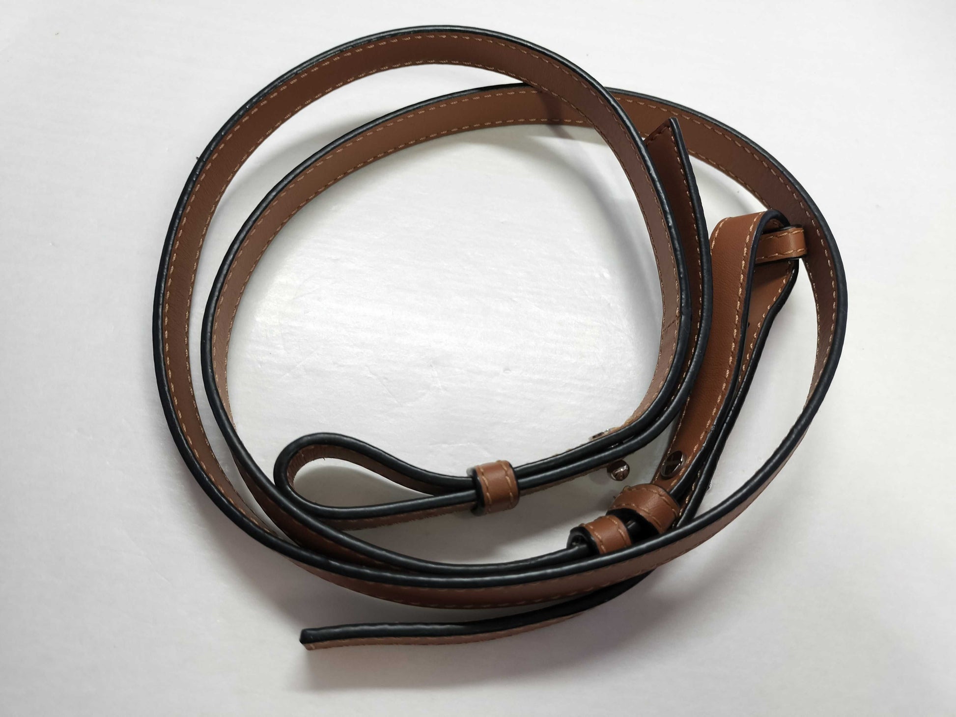 LOEWE Shoulder Calf Yellow/Brown Shoulder Bag