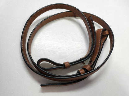 LOEWE Shoulder Calf Yellow/Brown Shoulder Bag