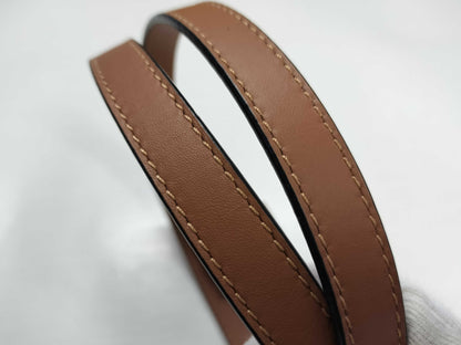 LOEWE Shoulder Calf Yellow/Brown Shoulder Bag