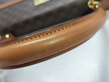 CELINE Celine Handbag Macadam Tea PVC Handbag