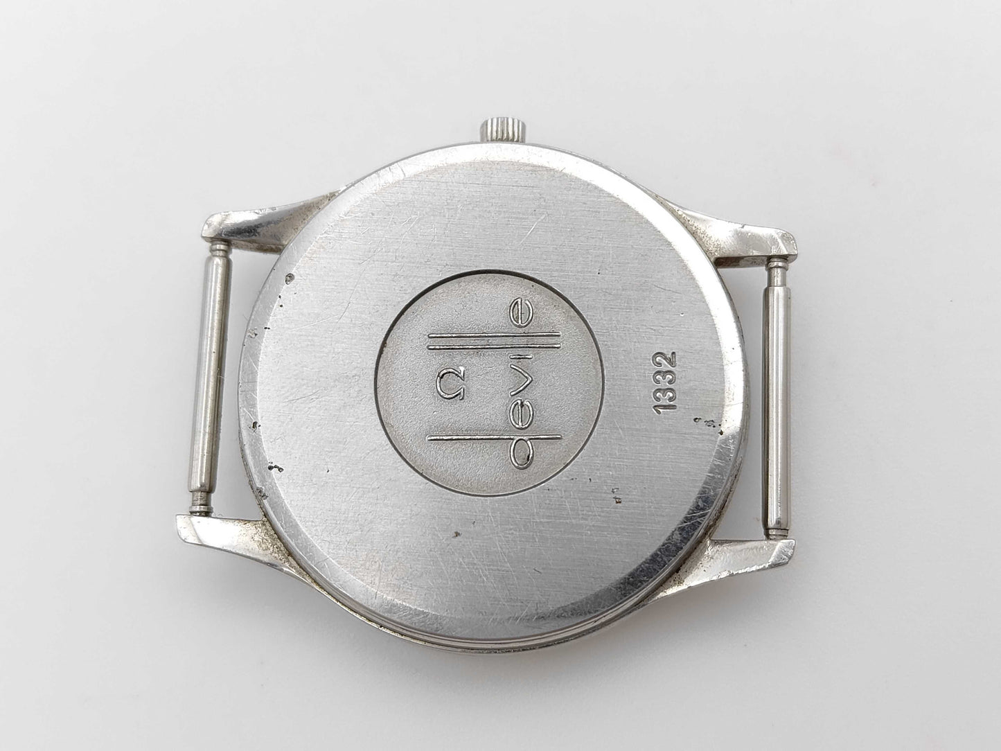 OMEGA 1332 Quartz Black Dial Boys Watch